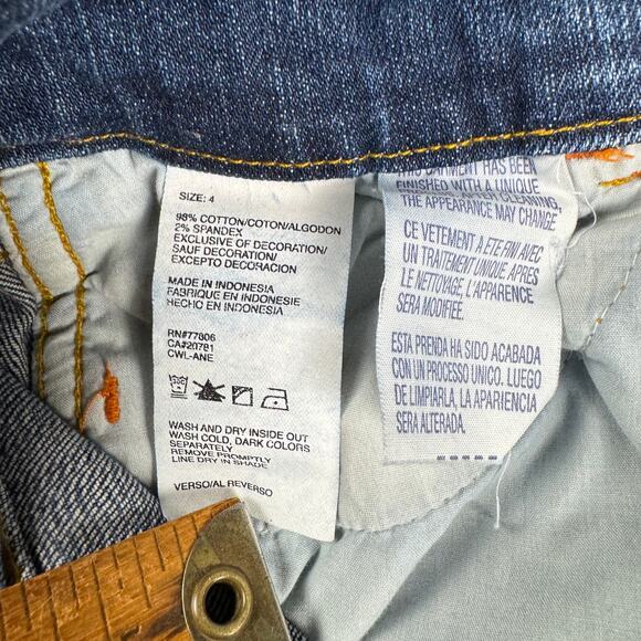 Vintage Y2K Tommy Hilfiger Women’s Jeans Size‎ 4 Blue Bootcut Flare Denim - Picture 9 of 14